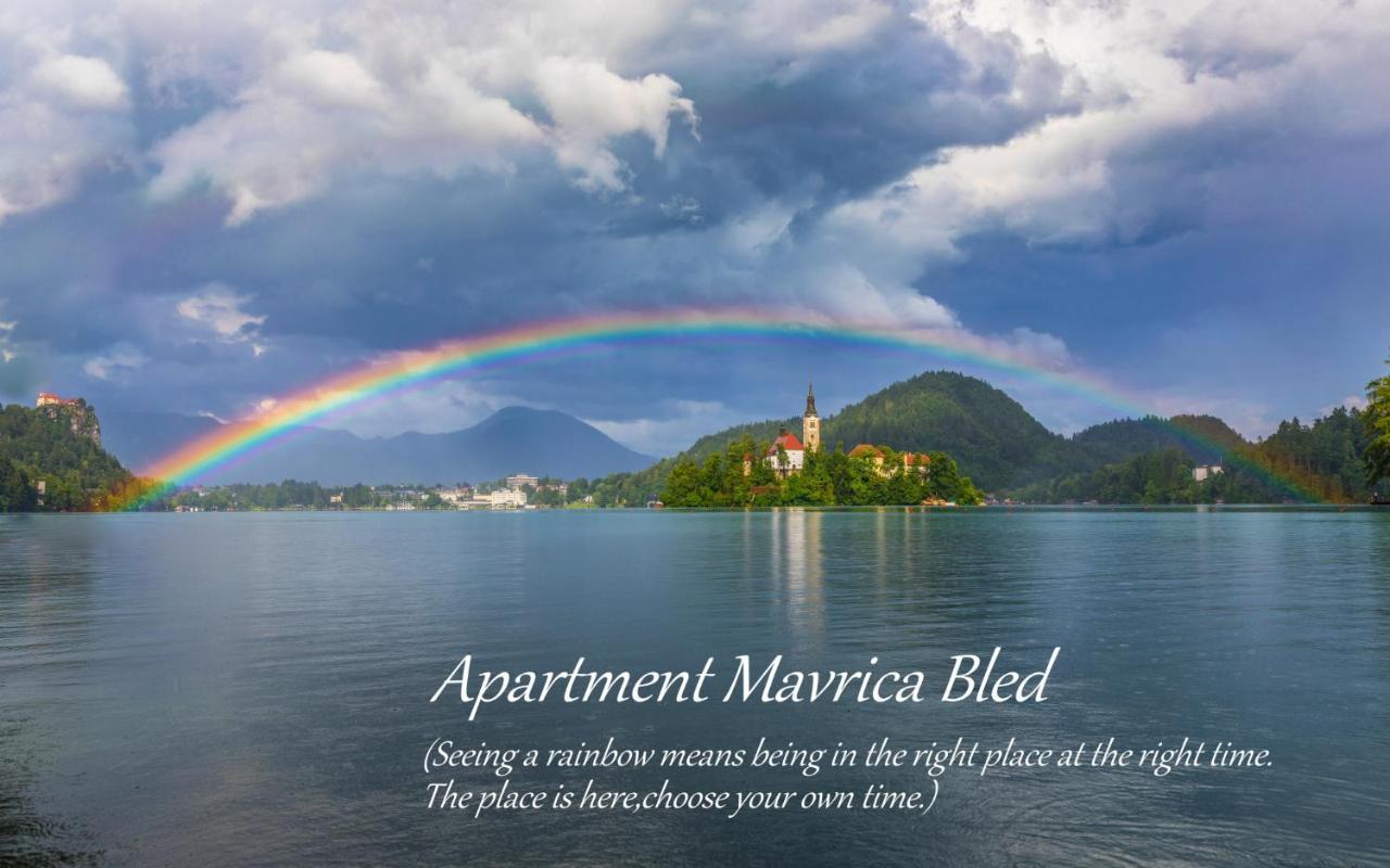 Apartment Mavrica Bled, Quiet Location, With A View Of The Lake Buitenkant foto